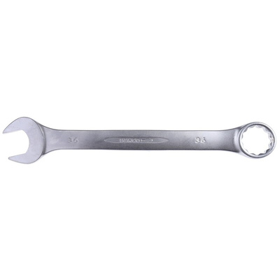 Bahco Combination Spanner, 36mm, Metric, Double Ended, 410 mm Overall