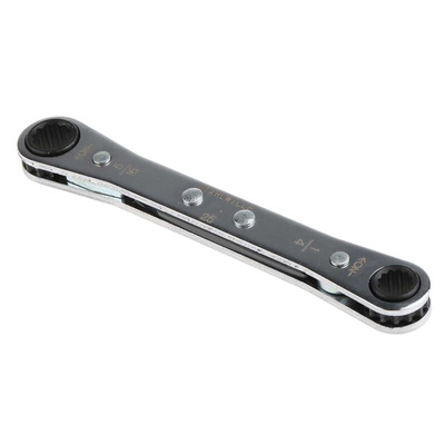 STAHLWILLE Ratchet Ring Spanner, Imperial, Double Ended, 109 mm Overall
