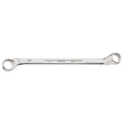 Gedore 2 8x10 Series Offset Ring Spanner, 8mm, Metric, Double Ended, 182 mm Overall