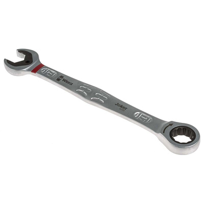 Wera Joker Series Combination Ratchet Spanner, 17mm, Metric, Double Ended, 224 mm Overall