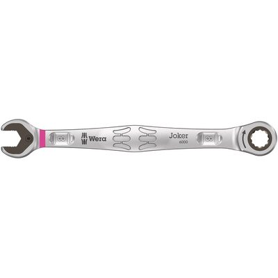 Wera Joker Series Combination Ratchet Spanner, 8mm, Metric, Double Ended, 144 mm Overall
