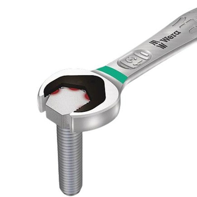 Wera Joker Series Double Ended Open Spanner, 10mm, Metric, Double Ended, 167 mm Overall