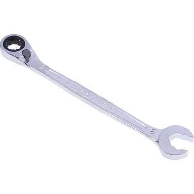 Facom Combination Ratchet Spanner, 10mm, Metric, Double Ended, 158 mm Overall