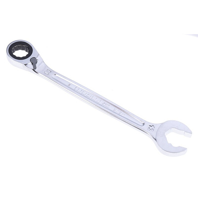 Facom Combination Ratchet Spanner, 13mm, Metric, Double Ended, 178 mm Overall