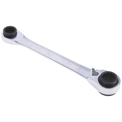 Facom Ratchet Spanner, 8 x 10mm, Metric, Double Ended, 150 mm Overall