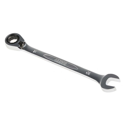 Bahco Ratchet Spanner, 10mm, Metric, Double Ended, 159 mm Overall