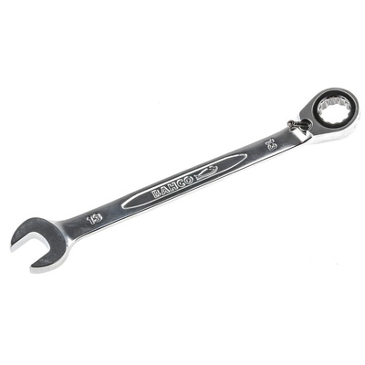 Bahco Ratchet Spanner, 13mm, Metric, Double Ended, 178 mm Overall