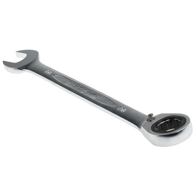 Bahco Ratchet Spanner, 30mm, Metric, Double Ended, 393 mm Overall