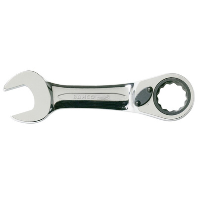 Bahco Ratchet Spanner, 10mm, Metric, Double Ended, 95 mm Overall