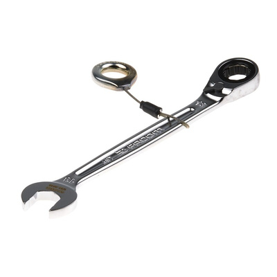 Facom Combination Ratchet Spanner, 13mm, Metric, Height Safe, Double Ended, 178 mm Overall