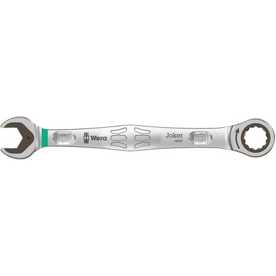 Wera Joker Series Joker Combination Ratcher Spanner, 290 mm Overall
