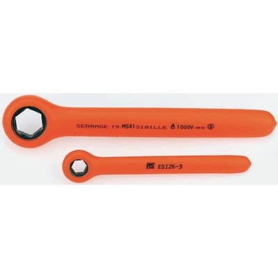 Penta Ratchet Ring Spanner, 19mm, Metric, VDE/1000V