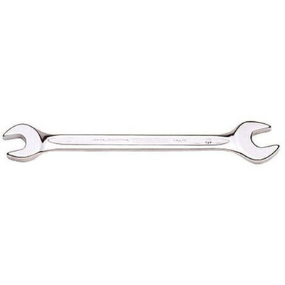 Bahco Double Ended Open Spanner, 18mm, Metric, Double Ended, 222 mm Overall