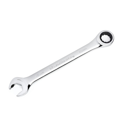 GearWrench Combination Ratchet Spanner, 19mm, Metric, Double Ended, 9.8 in Overall