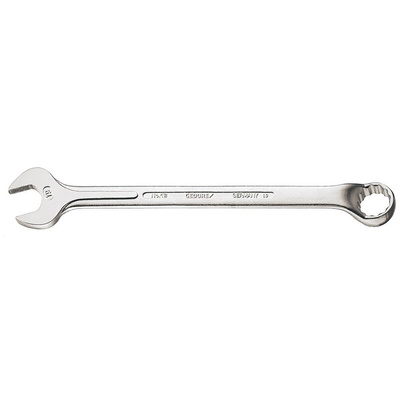 Gedore 1 B Series Combination Spanner, 17mm, Metric, Double Ended, 232 mm Overall