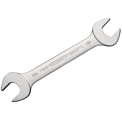 Gedore 6 6x7 Series Open Ended Spanner, 6mm, Metric, Double Ended, 122 mm Overall