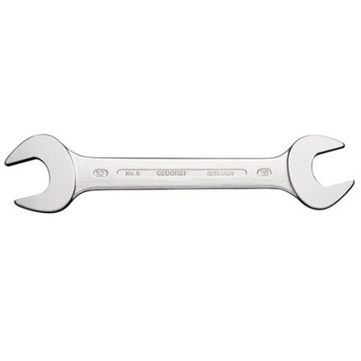 Gedore 6 Series Open Ended Spanner, 14mm, Metric, Double Ended, 205 mm Overall