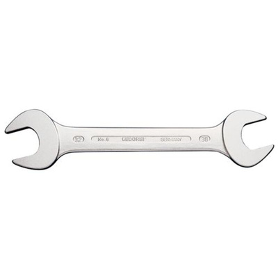 Gedore 6 Series Open Ended Spanner, 19mm, Metric, Double Ended, 250 mm Overall