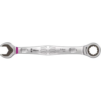 Wera Joker Series Combination Ratchet Spanner, 14mm, Metric, Double Ended, 188 mm Overall