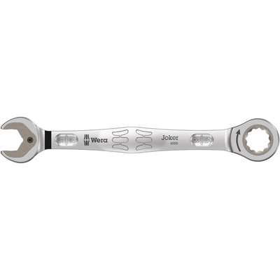 Wera Joker Series Combination Ratchet Spanner, Imperial, Double Ended, 212 mm Overall