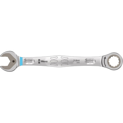 Wera Joker Series Combination Ratchet Spanner, Imperial, Double Ended, 235 mm Overall