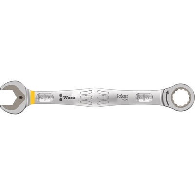 Wera Joker Series Combination Ratchet Spanner, Imperial, Double Ended, 246 mm Overall