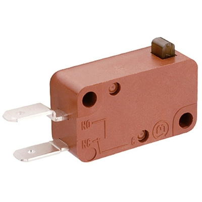 SPDT Lever Microswitch, 10 A @ 400 V ac