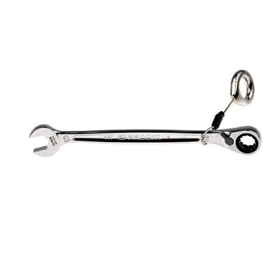 Facom Combination Ratchet Spanner, 10mm, Metric, Height Safe, Double Ended, 158 mm Overall