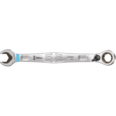 Wera Joker Series Combination Ratchet Spanner, 11mm, Metric, Double Ended, 165 mm Overall