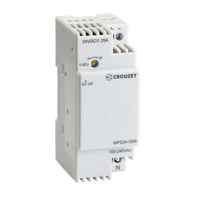 Crouzet PLC Power Supply for use with Designed for a wide range of industrial and building applications 36 x 91 x 55.6