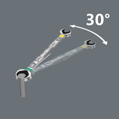Wera Joker Series Double Ended Open Spanner, No, Double Ended, No