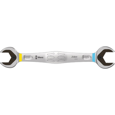 Wera Joker Series Double Ended Open Spanner, No, Double Ended, No