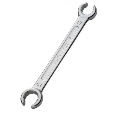 SAM Double Ended Open Spanner, 21mm, Metric, No, Double Ended, 255 mm Overall, No
