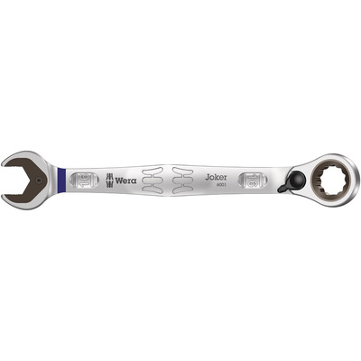 Wera Joker Series Combination Ratchet Spanner, 16mm, Metric, Double Ended, 213 mm Overall