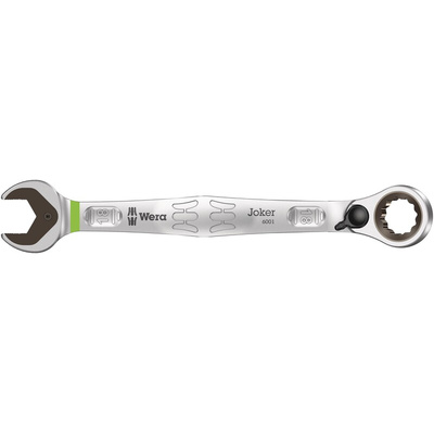 Wera Joker Series Combination Ratchet Spanner, 18mm, Metric, Double Ended, 234 mm Overall