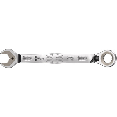 Wera Joker Series Combination Ratchet Spanner, Imperial, Double Ended, 213 mm Overall
