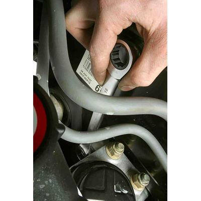 Facom Ratchet Spanner, Imperial, Double Ended, 115 mm Overall