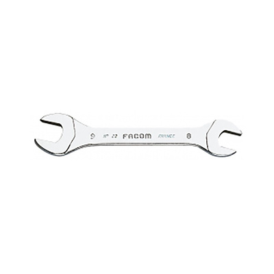 Facom Open Ended Spanner, 10mm, Metric, Double Ended, 70 mm Overall