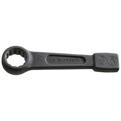 Facom Single Ended Open Spanner, 36mm, Metric, 205 mm Overall