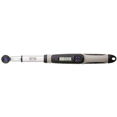 Bahco Digital Torque Wrench, 3 → 30Nm, 1/4 in Drive, Square Drive, 9 x 12mm Insert - RS Calibrated