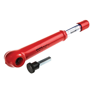 Knipex Click Torque Wrench, 5 → 50Nm, 1/2 in Drive, Square Drive - RS Calibrated