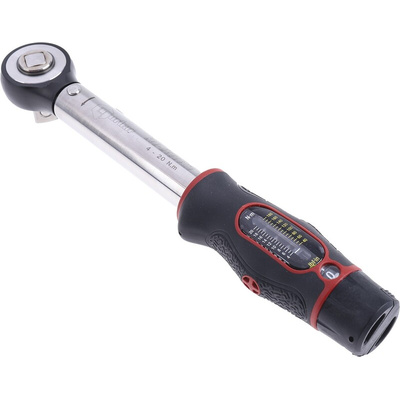 Norbar Torque Tools Click Torque Wrench, 4 → 20Nm, 1/2 in Drive, Square Drive