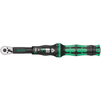 Wera Click-Torque B 1 Click Torque Wrench, 10 → 50Nm, 3/8 in Drive, Square Drive