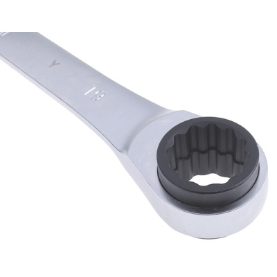 Facom Ratchet Spanner, 16 x 17mm, Metric, Double Ended, 230 mm Overall