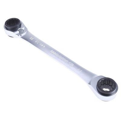 Facom Ratchet Spanner, 16 x 17mm, Metric, Double Ended, 230 mm Overall