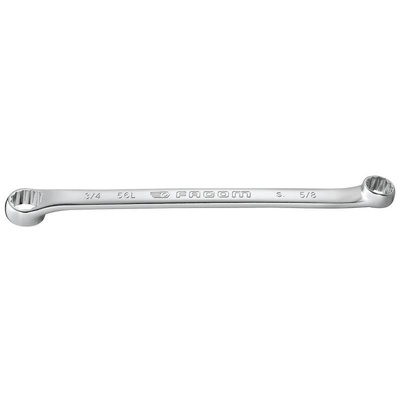 Facom Offset Ring Spanner, Imperial, Double Ended, 210 mm Overall