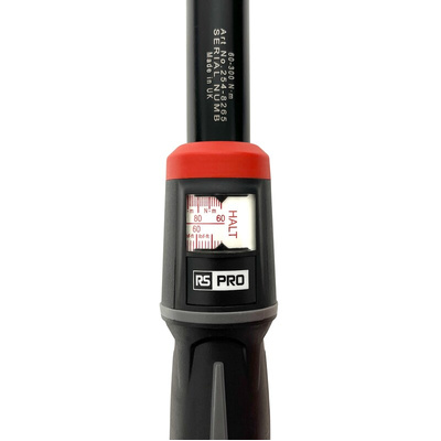 RS PRO Click Torque Wrench, 60 → 300Nm, 1/2 in Drive, Square Drive