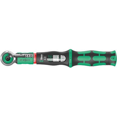 Wera Safe-Torque A 2 Click Torque Wrench, 2 → 12Nm, 1/4 in Drive, Hex Drive