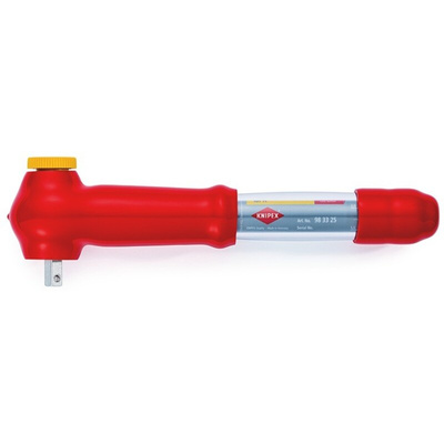 Knipex, 5 → 25Nm, 3/8 mm Drive, Square Drive, 3/8in Insert