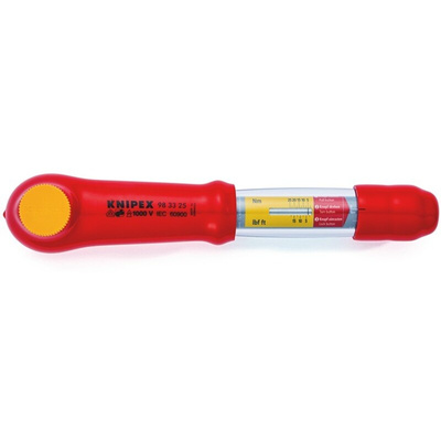 Knipex, 5 → 25Nm, 3/8 mm Drive, Square Drive, 3/8in Insert